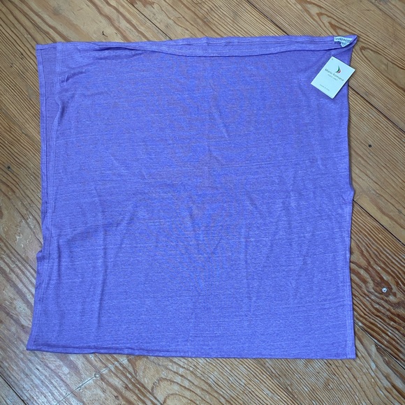 Mario Romano Puro Lino Made in Italy Lavender Wrap - Picture 2 of 8